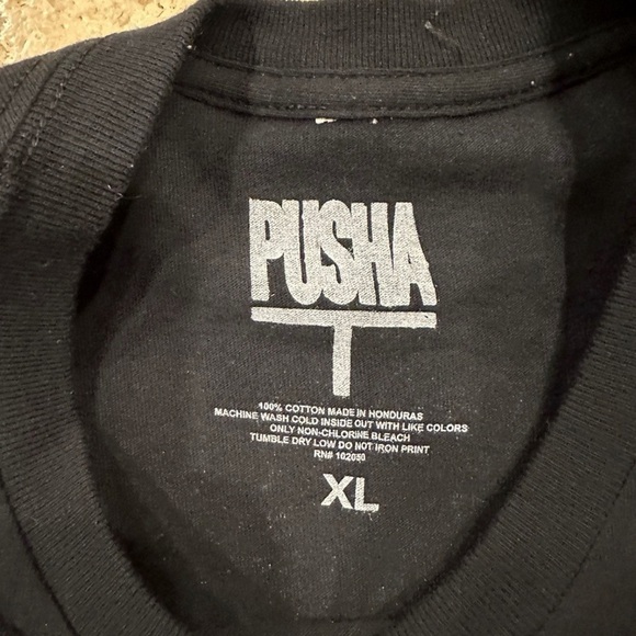 Pusha T You Know Who the Villian Is It’s Almost Dry Black T-Shirt - Picture 7 of 8